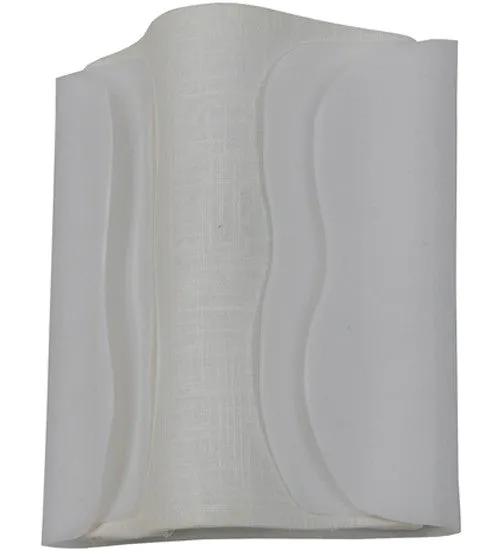 12"W Linne LED Fabric Wall Sconce