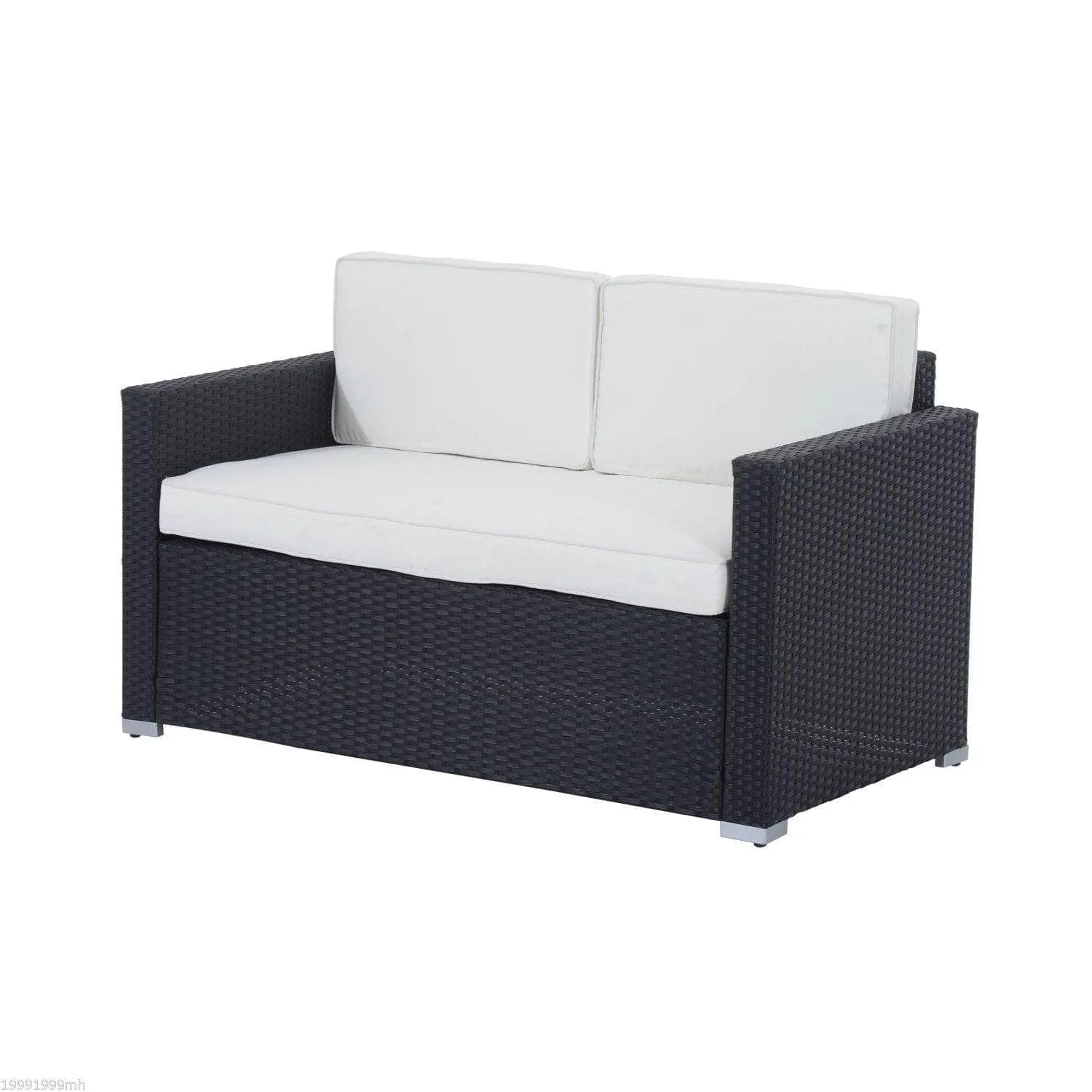 4 Piece Outdoor Patio Wicker Rattan Conversation Sofa Set - Available in 2 Colours