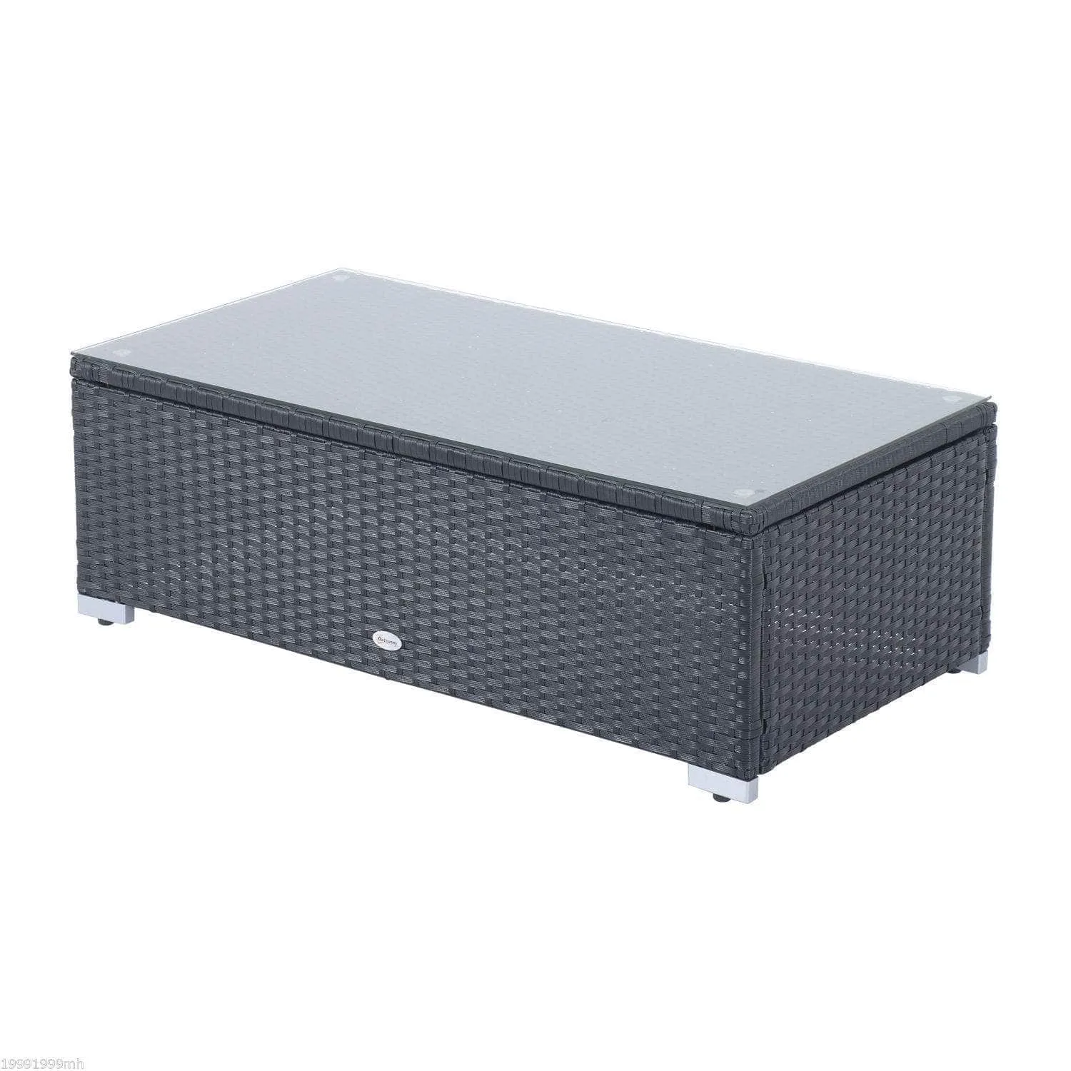 4 Piece Outdoor Patio Wicker Rattan Conversation Sofa Set - Available in 2 Colours