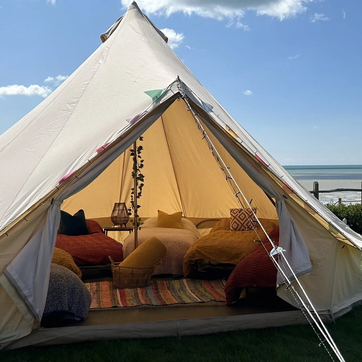 5m Bell Tent Fireproof