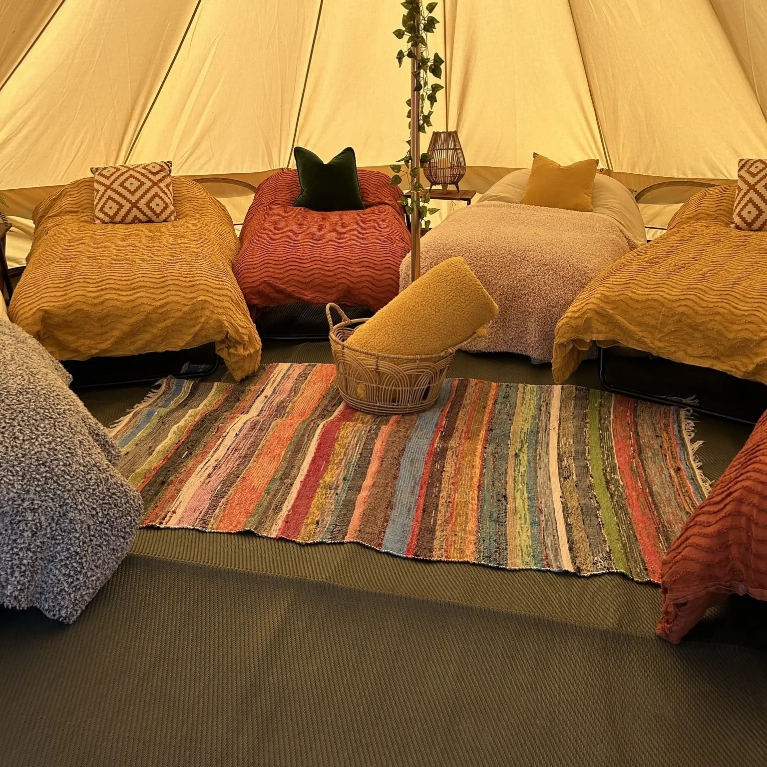5m Bell Tent Fireproof