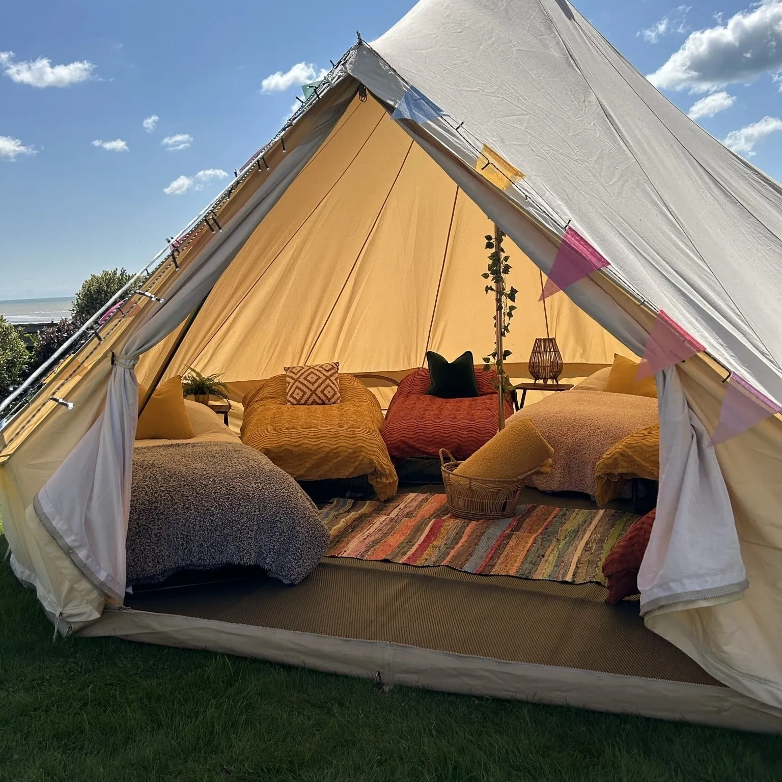 5m Bell Tent Fireproof