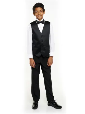 7650V-B - Stanley Deluxe Satin Vest - Boys