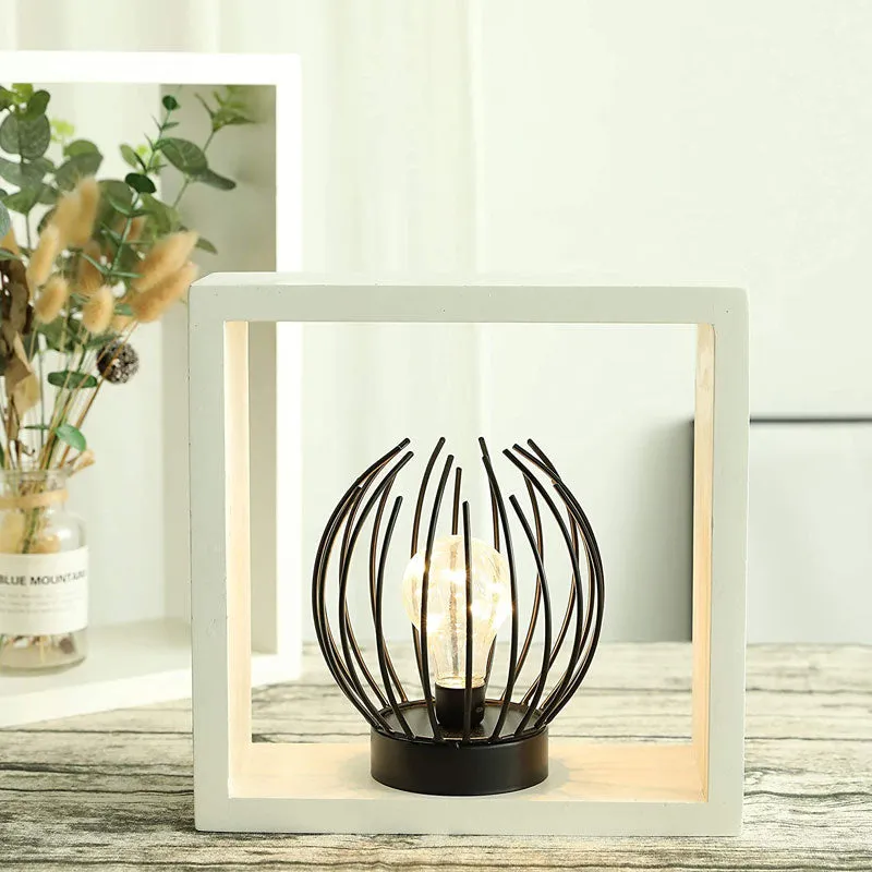 7" Tall Battery powered table lamp