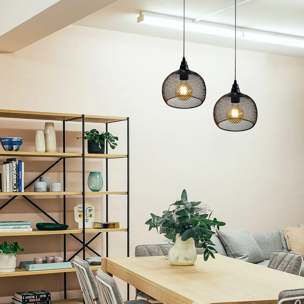 8.5"H Battery Powered Decorative Pendant Lamp(Round)