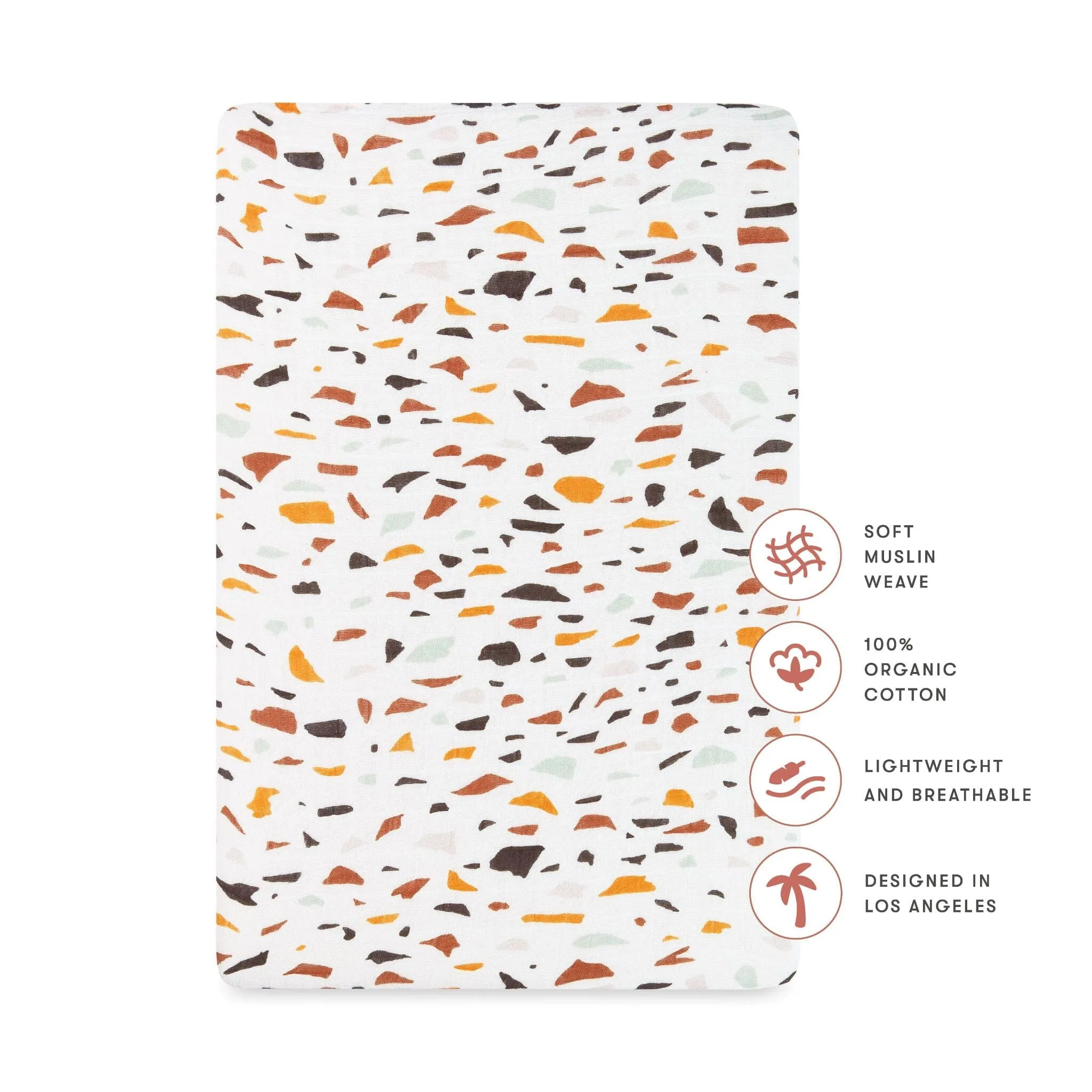 All-Stages Bassinet Sheet | Terrazzo