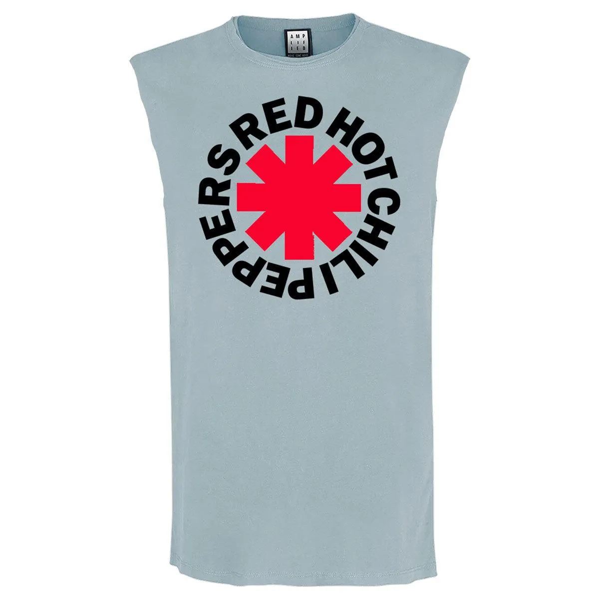 Amplified Unisex Adult Classic Asterix Red Hot Chili Peppers Tank Top