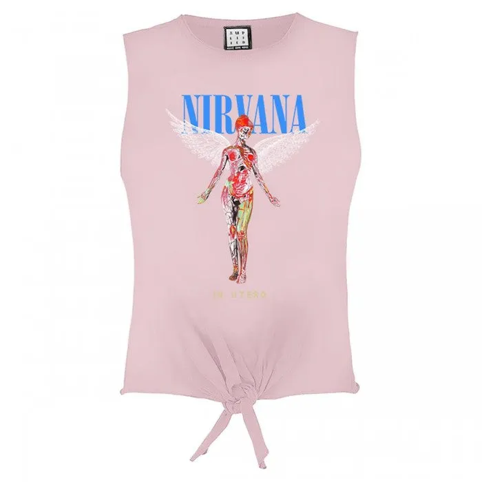 Amplified Womens/Ladies In Utero The Ordinary Nirvana Sleeveless Crop Top