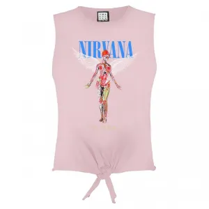 Amplified Womens/Ladies In Utero The Ordinary Nirvana Sleeveless Crop Top