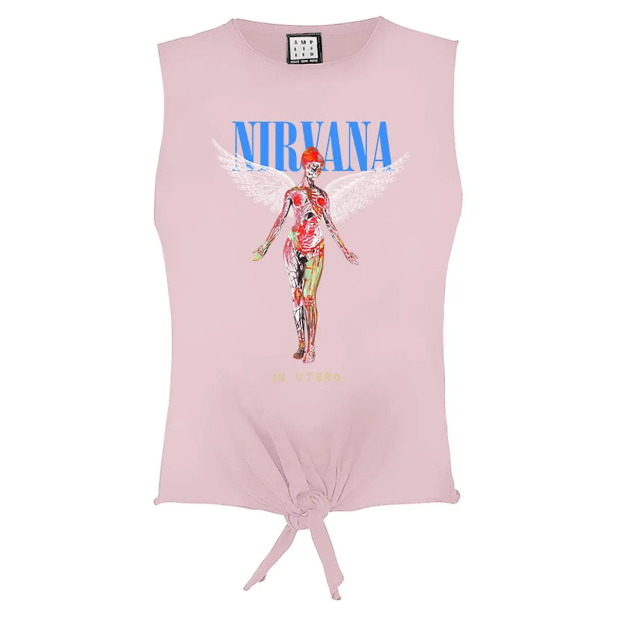 Amplified Womens/Ladies In Utero The Ordinary Nirvana Sleeveless Crop Top