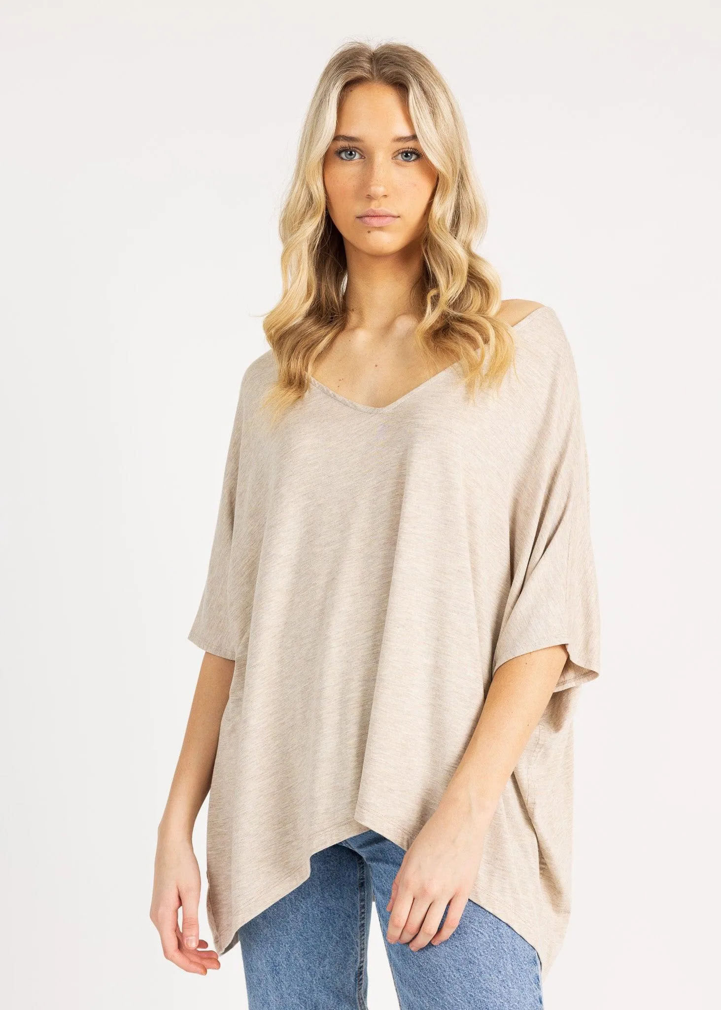 APPLE TOP SLEEVELESS vneck