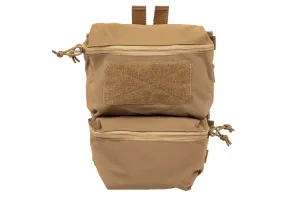 Back panel with MOLLE system for the V5 PC Wosport tactical vest Coyote Brown