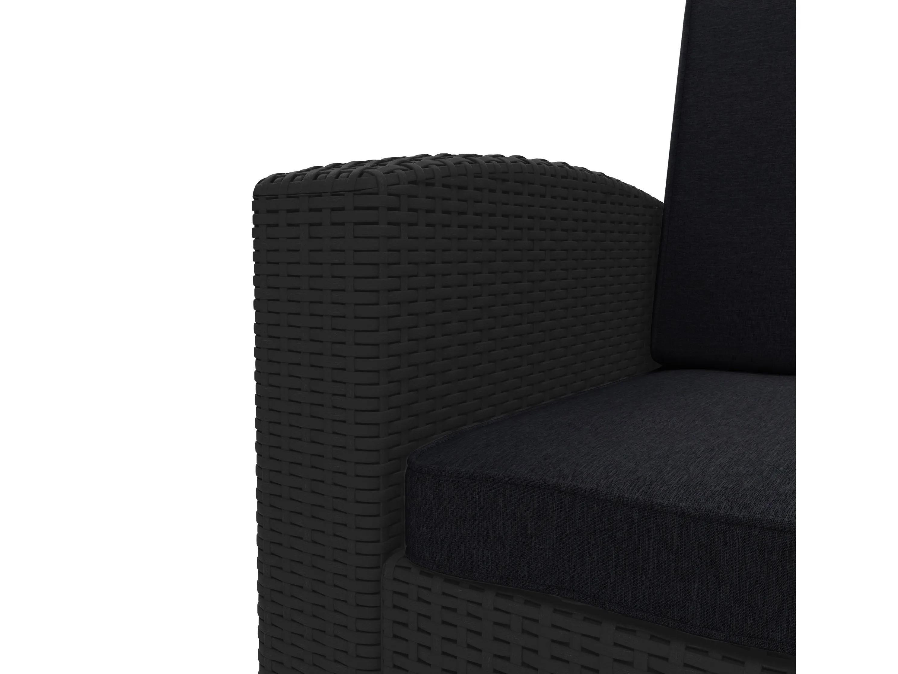 Black Outdoor Patio Chair