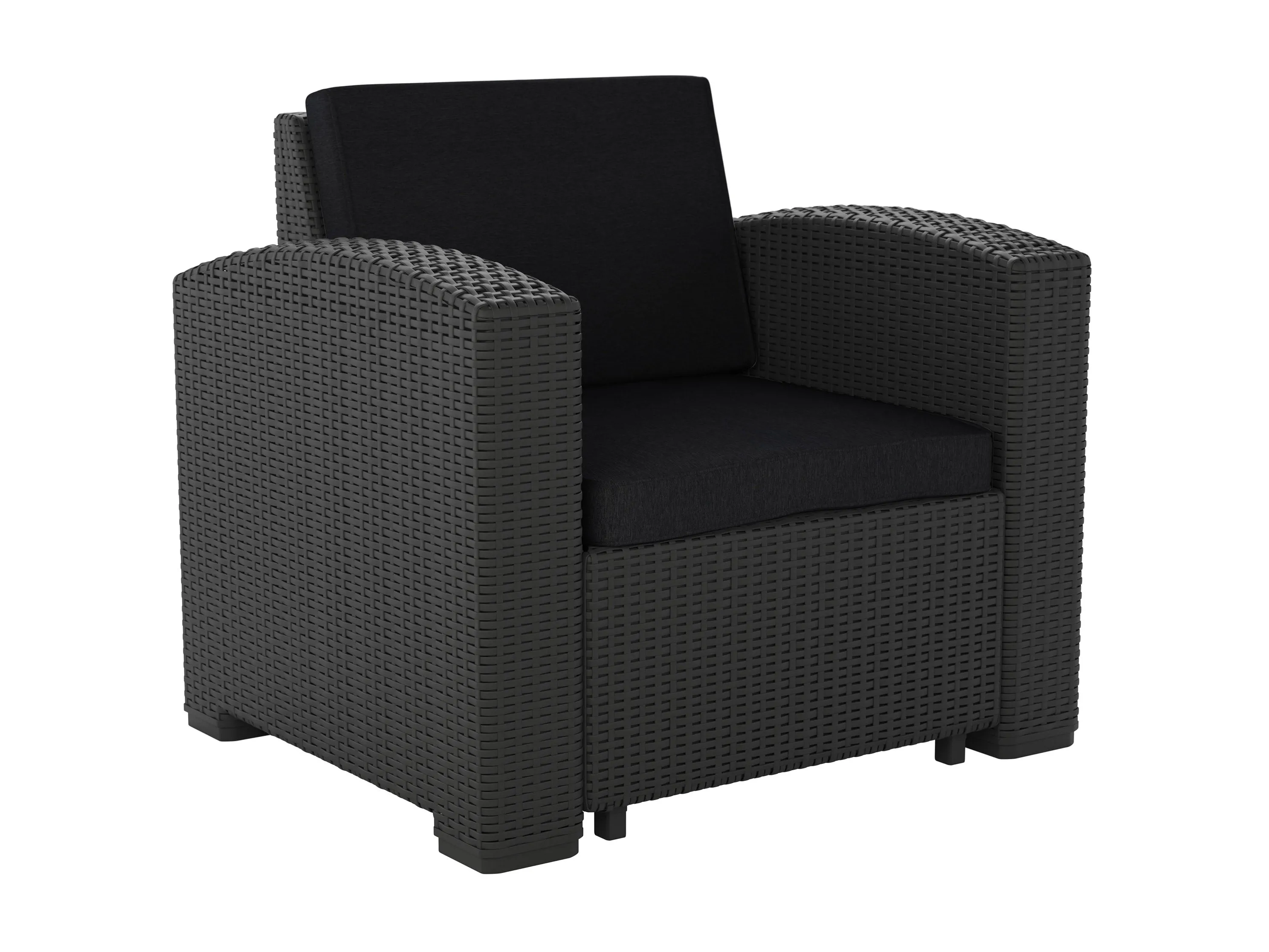 Black Outdoor Patio Chair