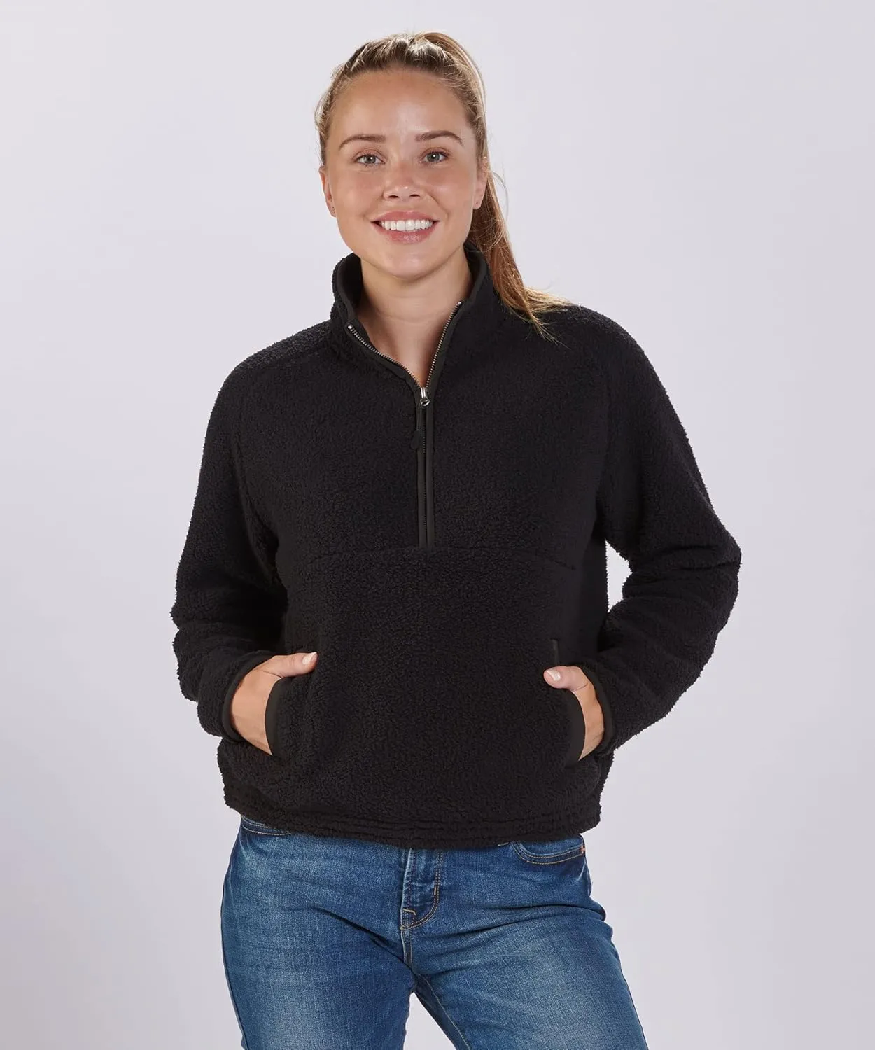boxercraft Women's NCAA Team Logo Everest Half Zip