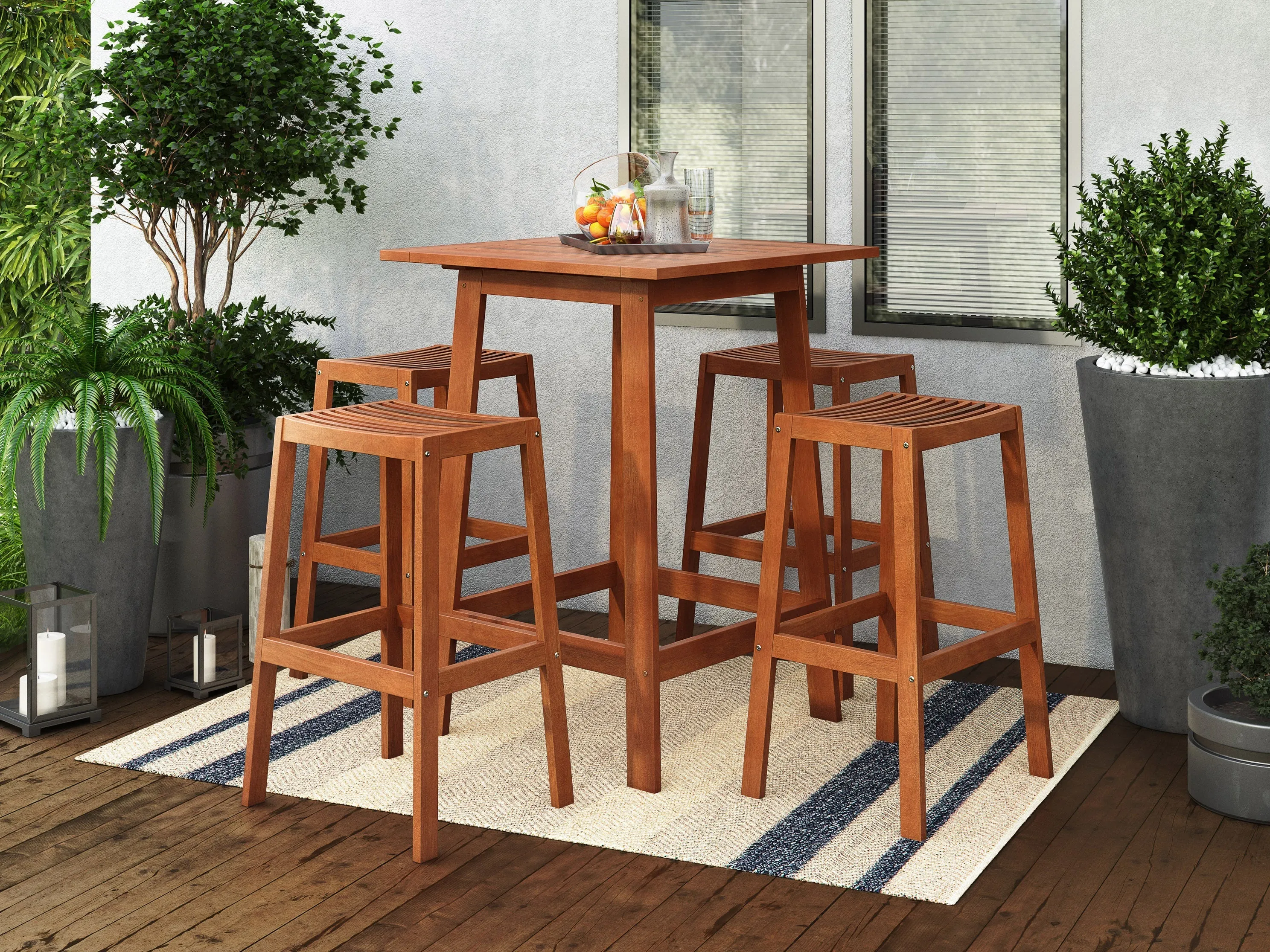 Brown 5pc Pub Set