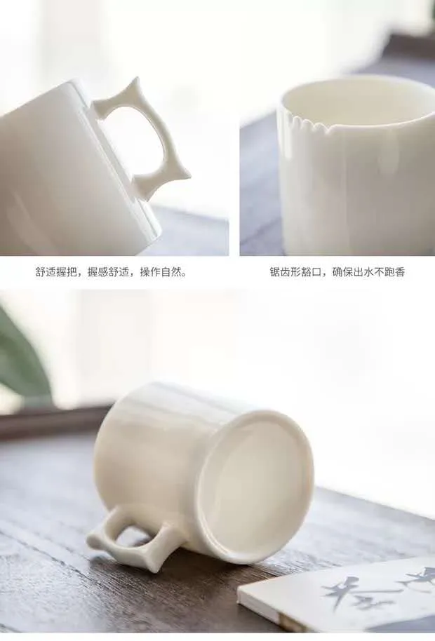 Competition Tasting Set Made from White Porcelain