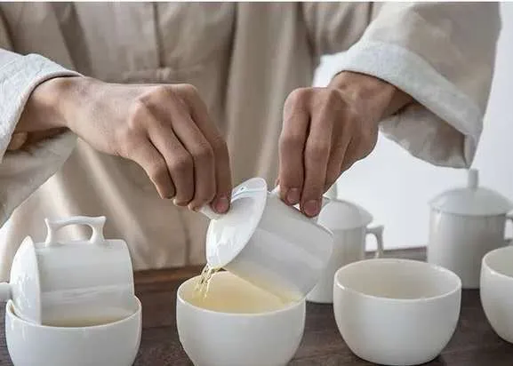 Competition Tasting Set Made from White Porcelain
