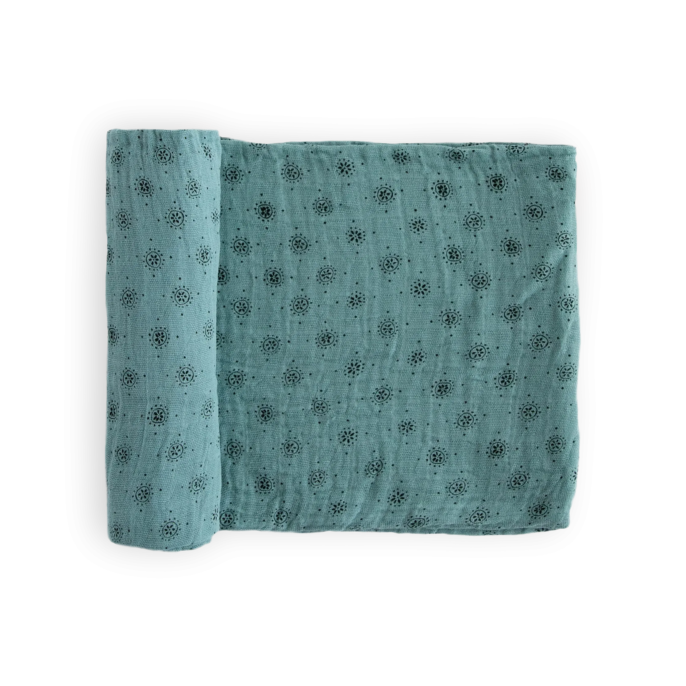 Cotton Muslin Swaddle Blanket - Wallflower
