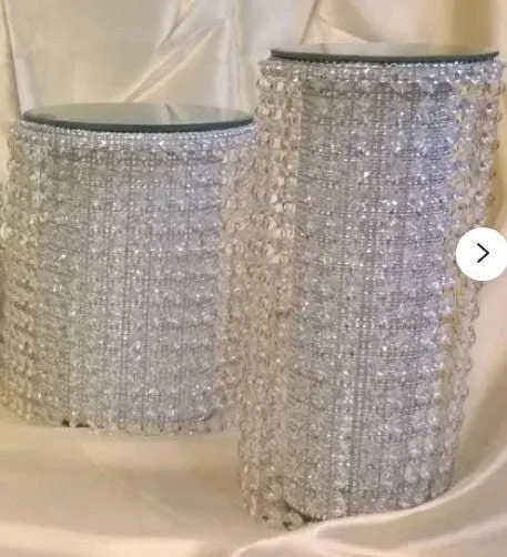 Crystal cake stands crystal covered solid base tiered design wedding cake stands by Crystal wedding uk