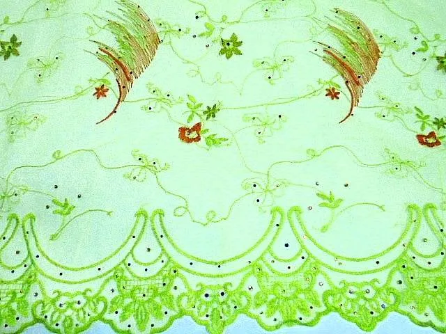 Design 3 - Clearance Embroidered Tulle
