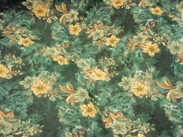 Diagonal Flower - Santana Printed Crepe