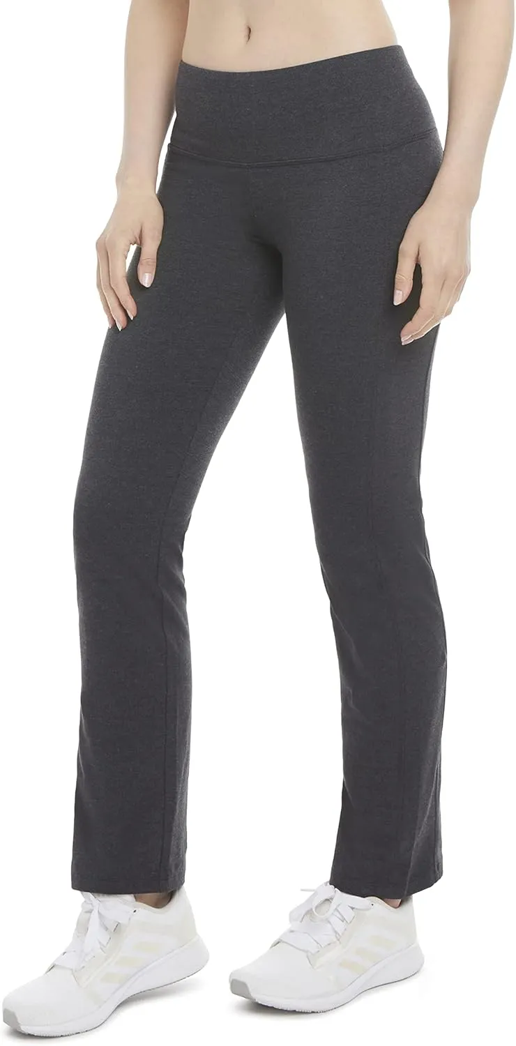Energy Zone Women's Cotton Stretch Pocket Yoga Pants