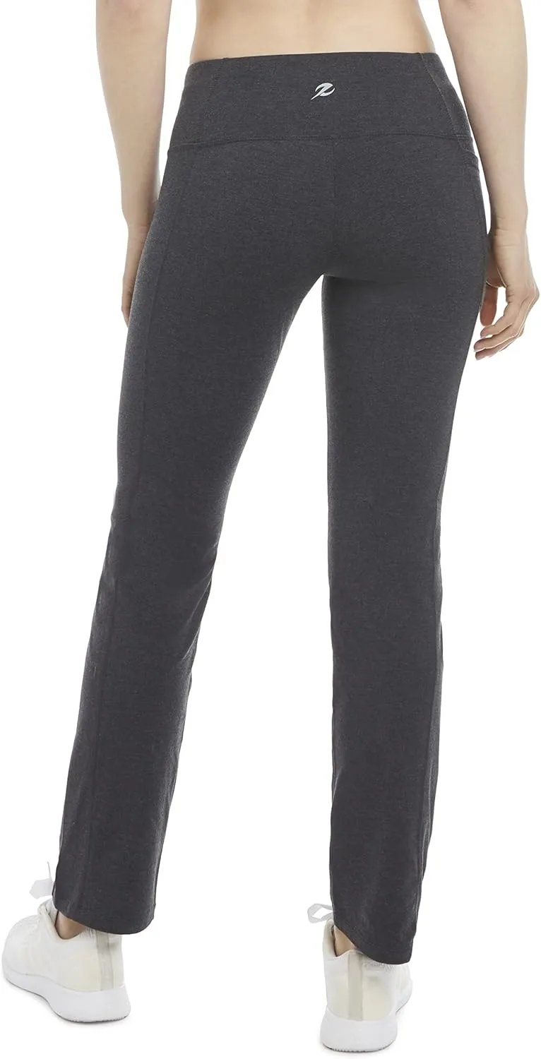 Energy Zone Women's Cotton Stretch Pocket Yoga Pants