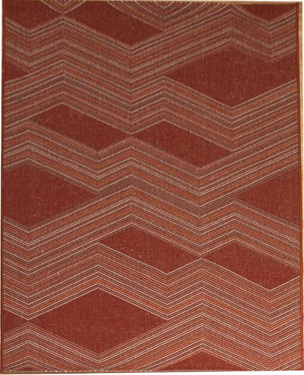 Farah Flatweave Rug with Chevron Design-160x230cm