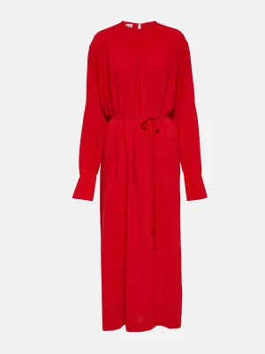 Gathered maxi dress