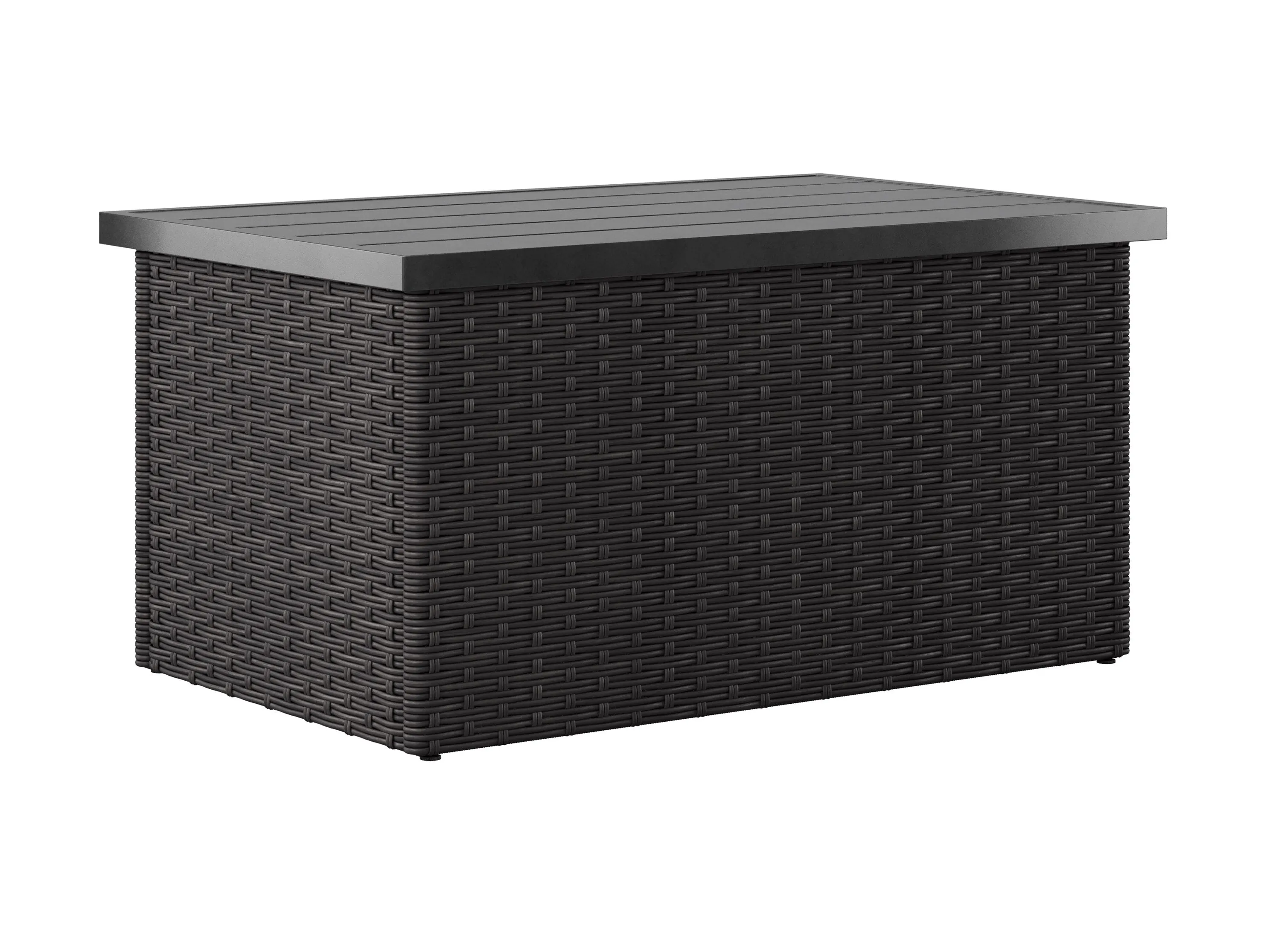 Grey Outdoor Wicker Sectional Set, 6pc