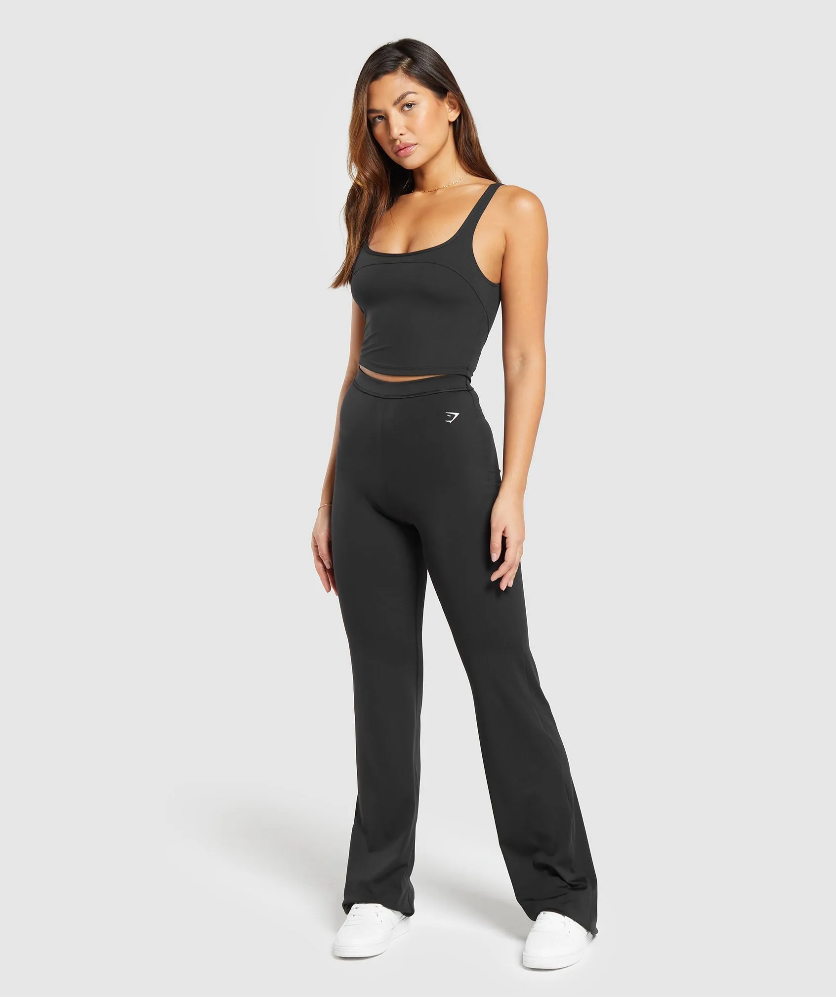 Gymshark Scoop Back Crop Tank- Black