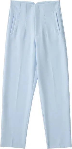 High Waisted Slim Fit Trousers for Women,Womens Wide Leg Pants,Dress Pants for Women,Womens Trousers