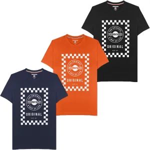Lambretta Mens Checker Board T-Shirt