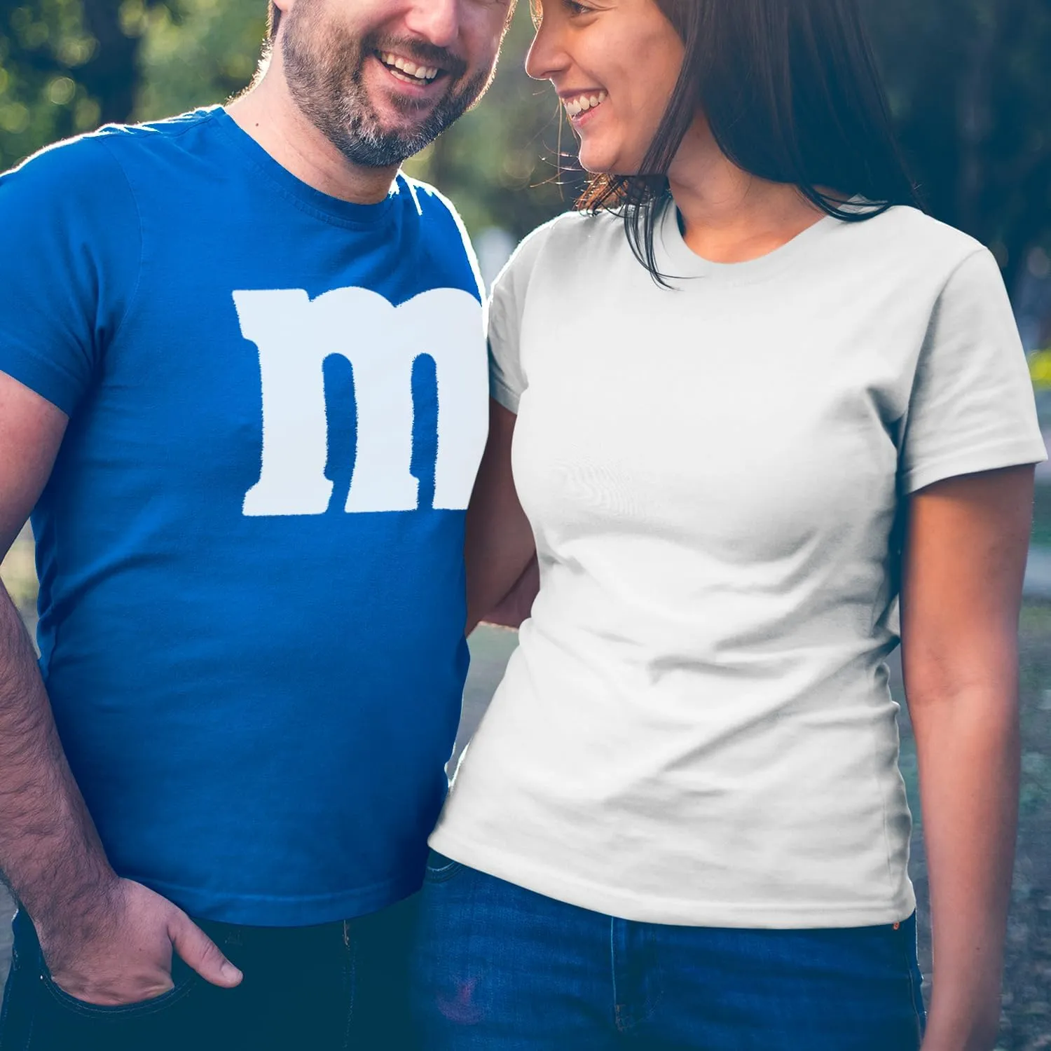 Letter M Halloween Costumes T-Shirt | Funny Cool Graphic Tee Idea | for Men