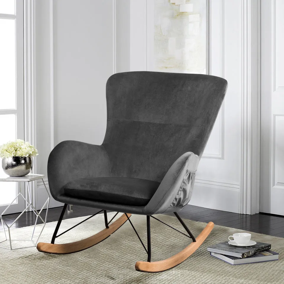 Living Room Relax Rocking Armchair with Cushion