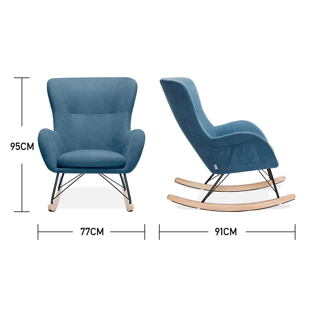 Living Room Relax Rocking Armchair with Cushion