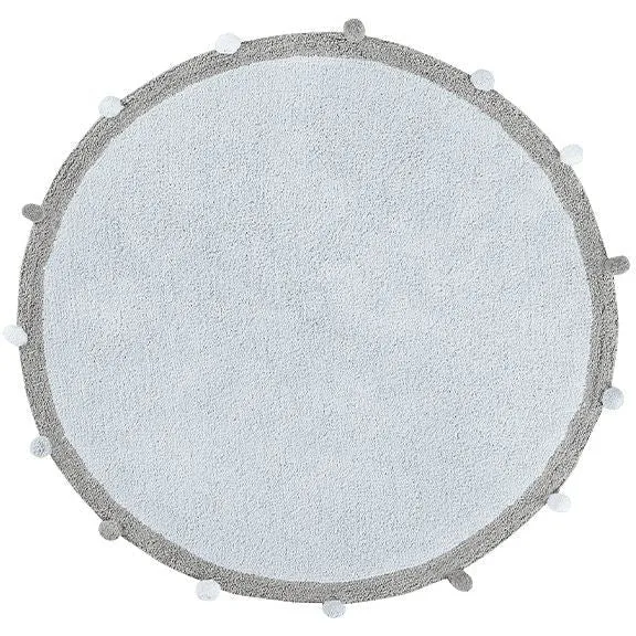 Lorena Canals Washable Rug Bubbly Soft Blue - Grey