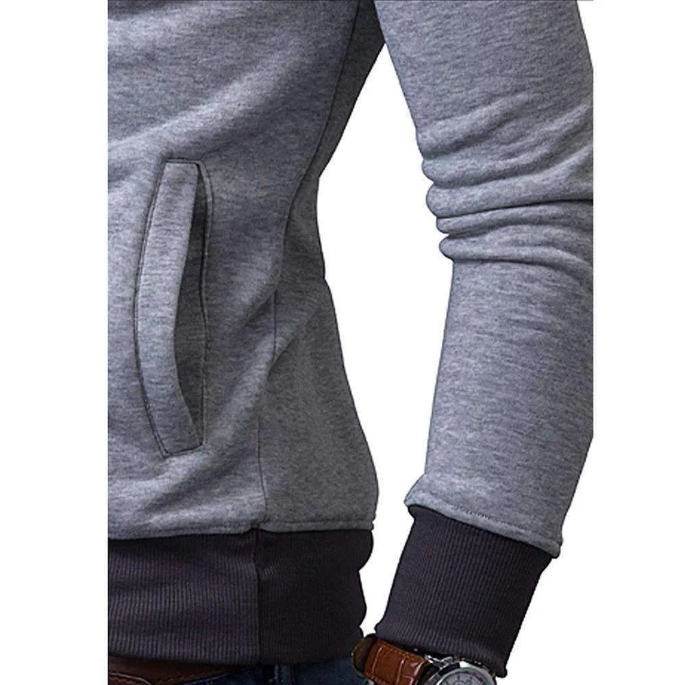Men's Slim-Fit Casual Hoodie