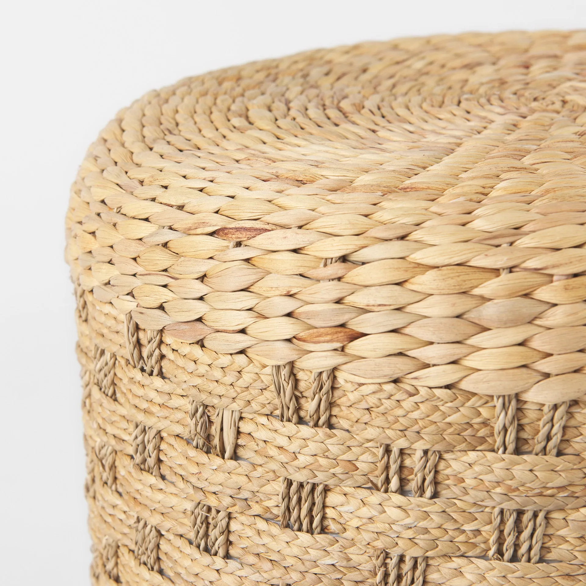 Michelle Pouf Light Brown Seagrass