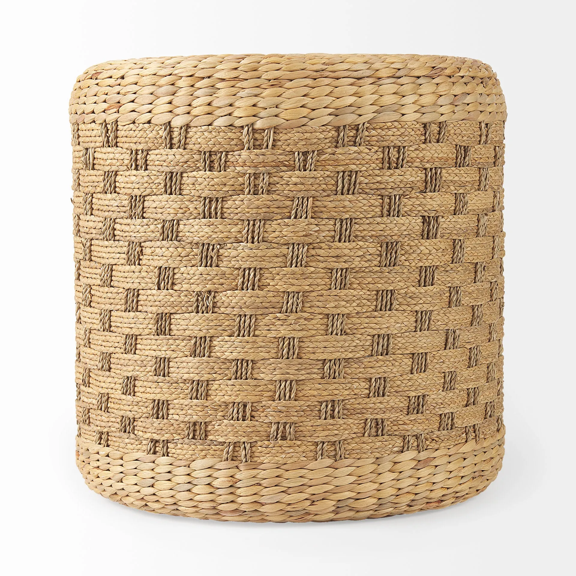 Michelle Pouf Light Brown Seagrass