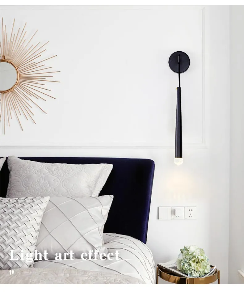 Nordic Minimalist Waterdrop Wall Lamp