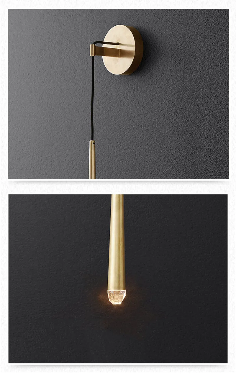 Nordic Minimalist Waterdrop Wall Lamp