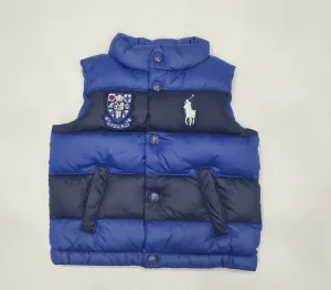 Nwt Infants Polo Ralph Lauren Embroidered/Patch Polo Vests (0-24 Months)
