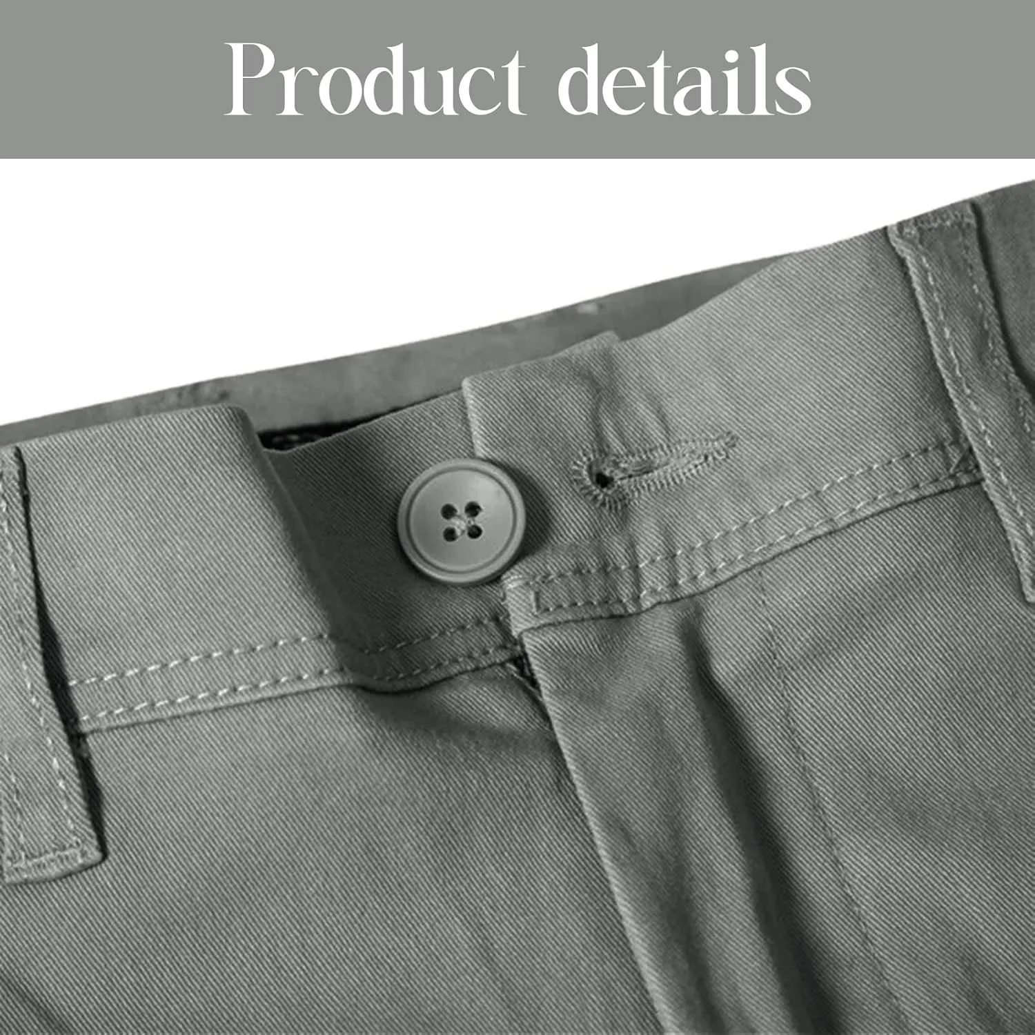 Oymyakon Men's Slim Fit Chino Pants Casual Stretch Dress Pants Cotton Tapered Trousers