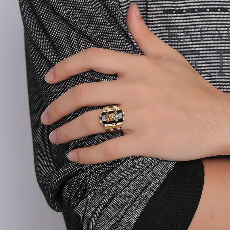 Polished Gold Walton Tigers Ring