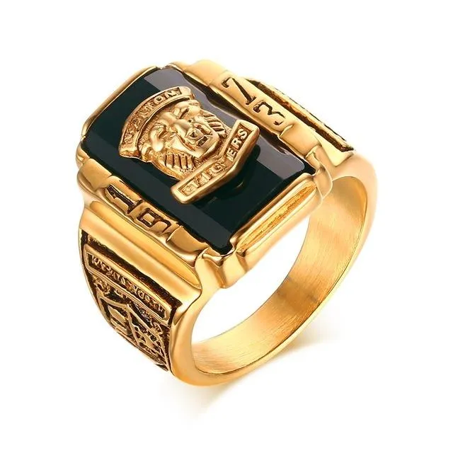 Polished Gold Walton Tigers Ring