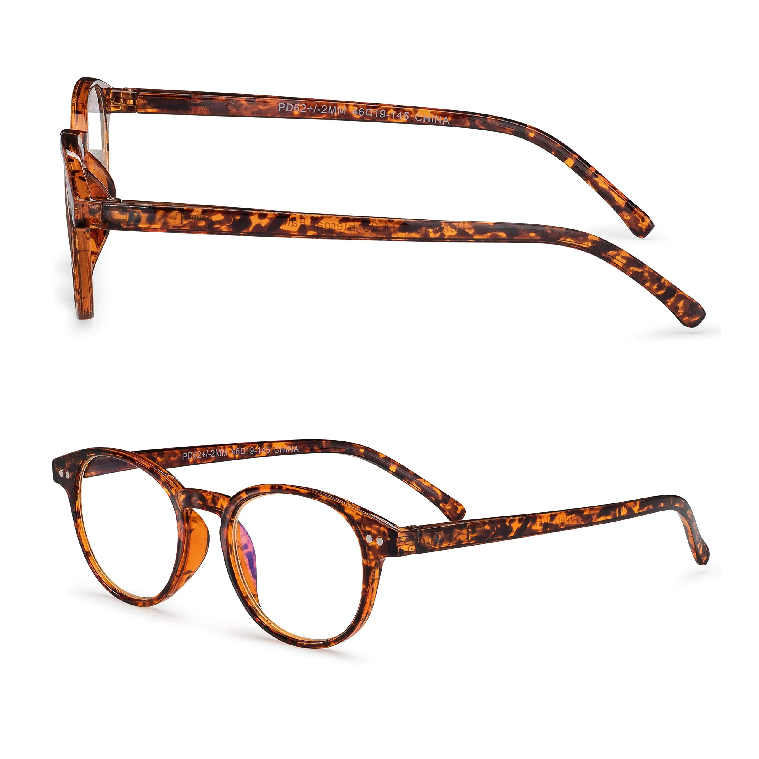 Round-Blue-Light-Blocking-Reading-Glasses-Tortoise-1-25-Magnification-Computer-Glasses