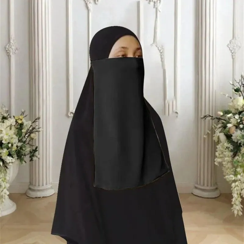 Single Layer Niqab - 16 Colours