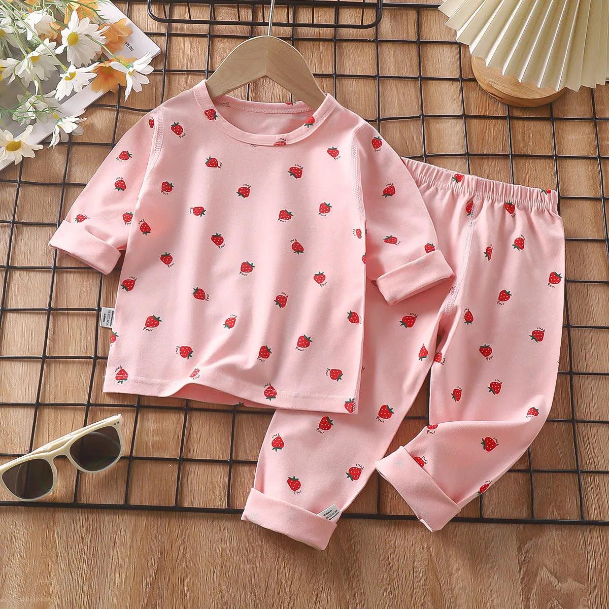 Soft & Breathable Spring Cotton Baby Underwear - Unisex Cartoon Home Wear
